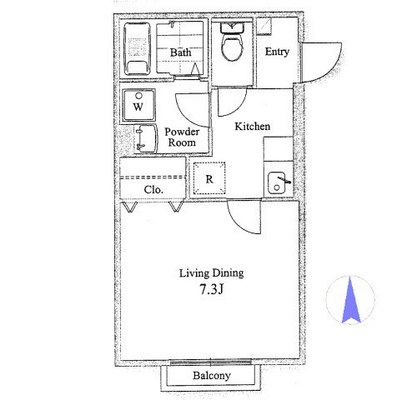 立教大学賃貸マンション・1K