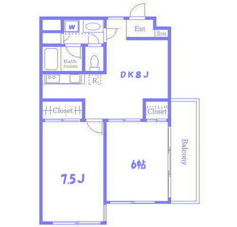 東京都北区滝野川７丁目 賃貸マンション 2DK