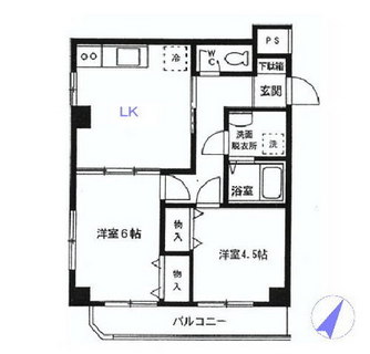 東京都板橋区中丸町 賃貸マンション 2LK