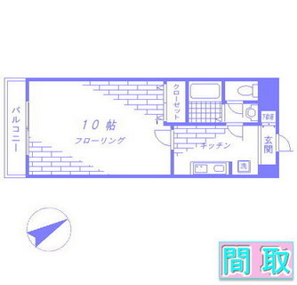 東京都豊島区池袋１丁目 賃貸マンション 1K