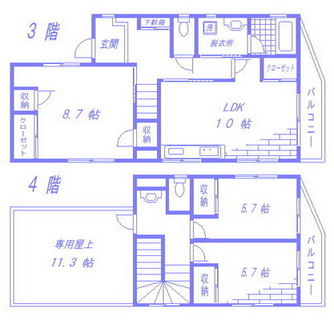 東京都板橋区南町 賃貸マンション 3LDK