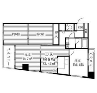 東京都豊島区池袋１丁目 賃貸マンション 4DK