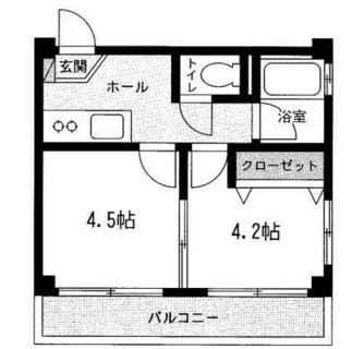 東京都豊島区目白４丁目 賃貸マンション 2K