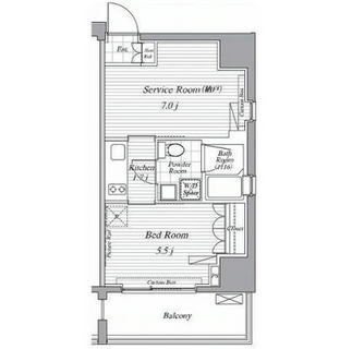 東京都豊島区池袋４丁目 賃貸マンション 1SK