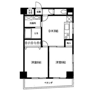 東京都豊島区南長崎１丁目 賃貸マンション 2DK