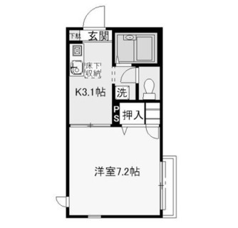 東京都豊島区池袋本町１丁目 賃貸アパート 1K