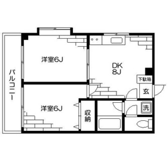 東京都豊島区千早２丁目 賃貸マンション 2DK