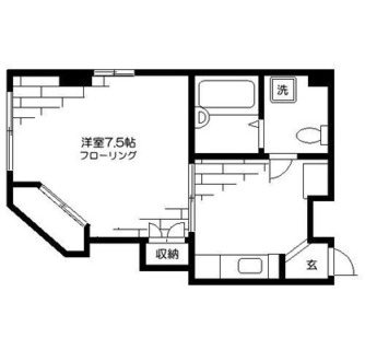 東京都豊島区長崎２丁目 賃貸マンション 1K