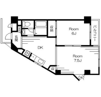 東京都豊島区池袋本町２丁目 賃貸マンション 2DK