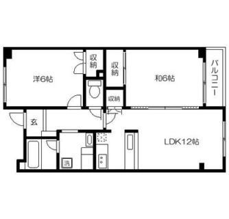 東京都豊島区千早２丁目 賃貸マンション 2LDK