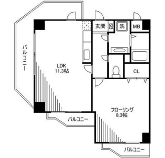 東京都新宿区中落合２丁目 賃貸マンション 1LDK