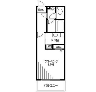 東京都豊島区西池袋２丁目 賃貸マンション 1K