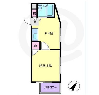 東京都豊島区上池袋１丁目 賃貸マンション 1K