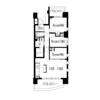 東京都新宿区下落合４丁目 賃貸マンション 3LDK