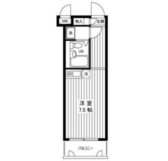 東京都豊島区千早２丁目 賃貸マンション 1R