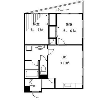 東京都豊島区池袋３丁目 賃貸マンション 2LDK