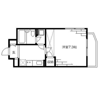 東京都豊島区千早２丁目 賃貸マンション 1K