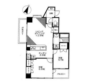 東京都豊島区上池袋２丁目 賃貸マンション 2LDK