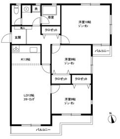 東京都豊島区池袋本町３丁目 賃貸マンション 3LDK