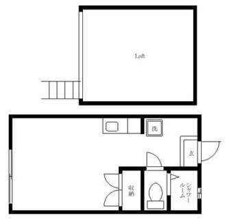 東京都豊島区要町１丁目 賃貸アパート 1R