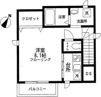 東京都豊島区池袋３丁目 賃貸アパート 1K